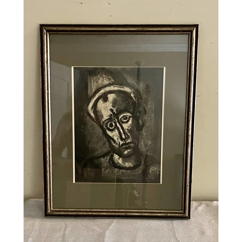 VTG GEORGES ROUAULT Framed Print From Plate 8 Miserere Series